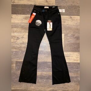 Red Rivet Women's Black Flare Jeans